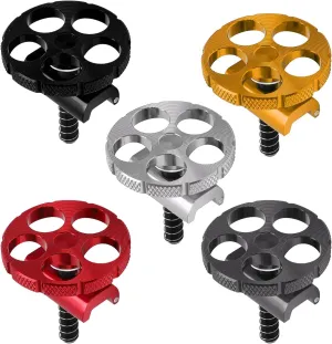 Folding Bicycle Aluminum C Buckle Hinge Clamp Levers C Buckle Bicycle Hingle Clamp C Buckle Sturdy Durable Stable Performance for Folding Bicycle
