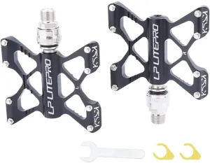 Folding Bicycle Pedal Aluminum Alloy Double Side Quick Release Pedal for Brompton pedel for dahon for Birdy Non-Slip Pedals