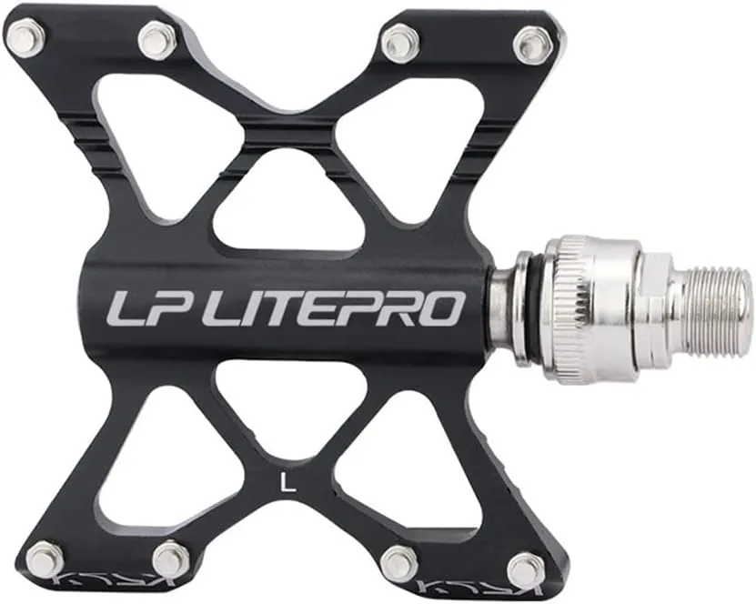 Folding Bicycle Pedal Aluminum Alloy Double Side Quick Release Pedal for Brompton pedel for dahon for Birdy Non-Slip Pedals