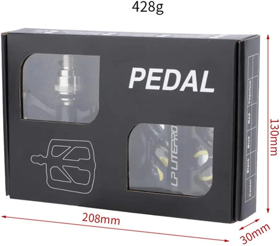 Folding Bicycle Pedal Aluminum Alloy Double Side Quick Release Pedal for Brompton pedel for dahon for Birdy Non-Slip Pedals