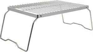 Folding Campfire Grill Compact Portable BBQ Stainless Steel BBQ Grate for Outdoors