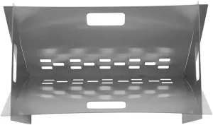 Folding Campfire Grill Stainless Steel Camping with Carrying Bportable Barbecue Charcoal for Picnic