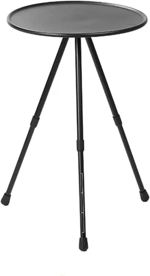 Folding Camping Table Aluminum Alloy Table Telescopic Table Three-Legged Round Table