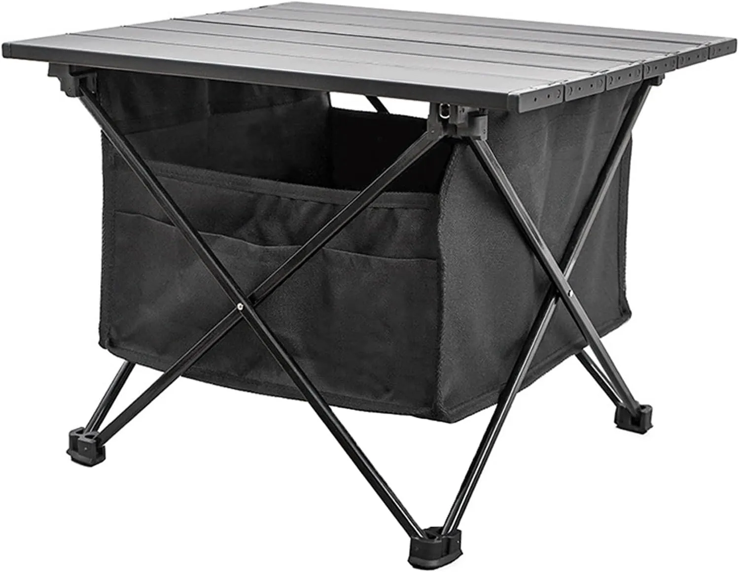Folding Camping Tables That Fold Up with Storage Lightweight Beach Table Aluminum Portable Large Carrying Bag Outdoor Carry for Travel Picnic BBQ Cooking