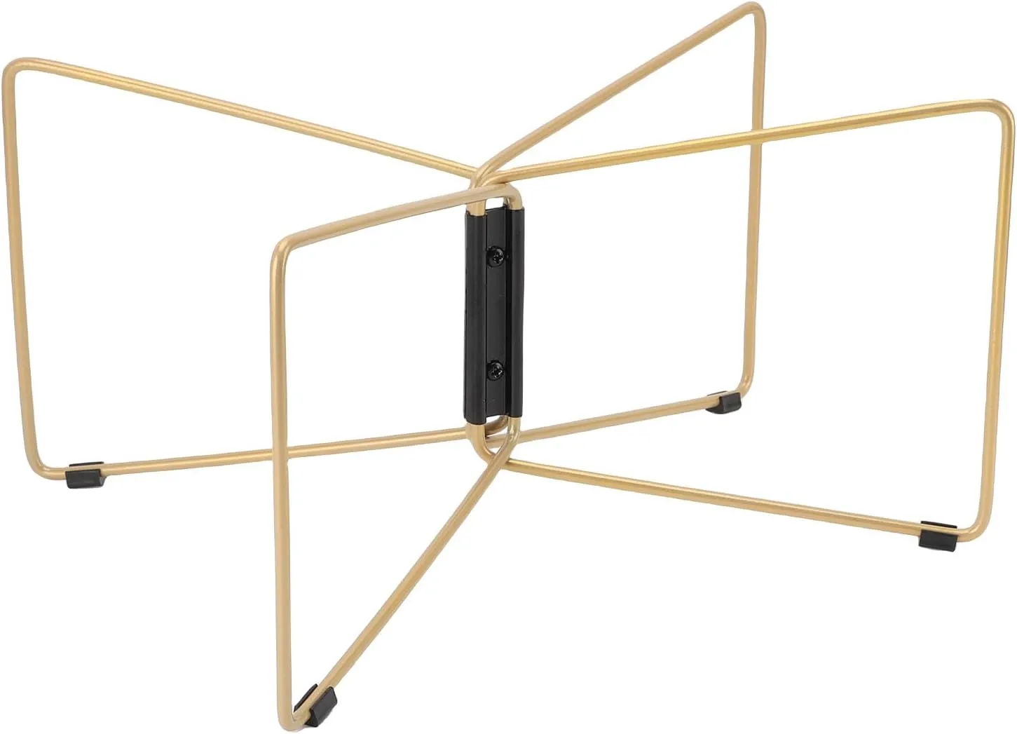 Folding Cooler Stand with Carry Bag, Stainless Steel Foldable Cooler Stand Foldable Luggage Rack Camping Box Stand Universal Portable Bracket for Camping Hiking BBQ Cooking (Khaki)