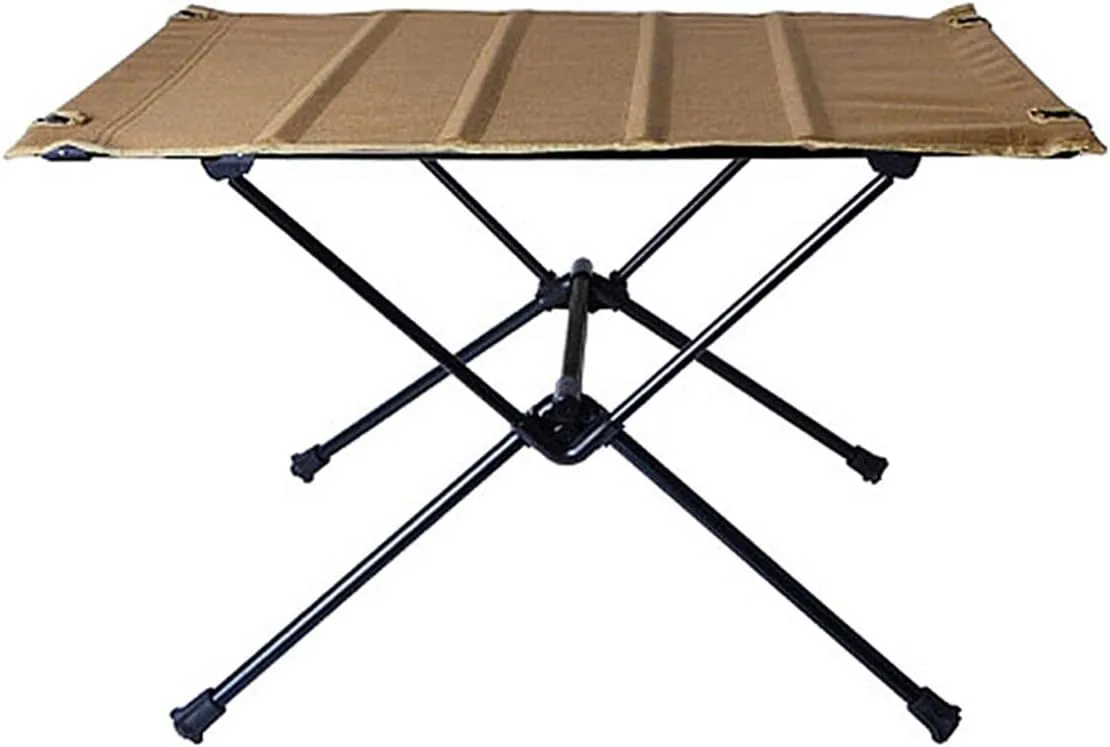 Folding Dining Table Aluminum Alloy Outdoor Furniture Dinner Desk for Family Party BBQ Picnic Portable Foldable Camping Table (Color : A-01)