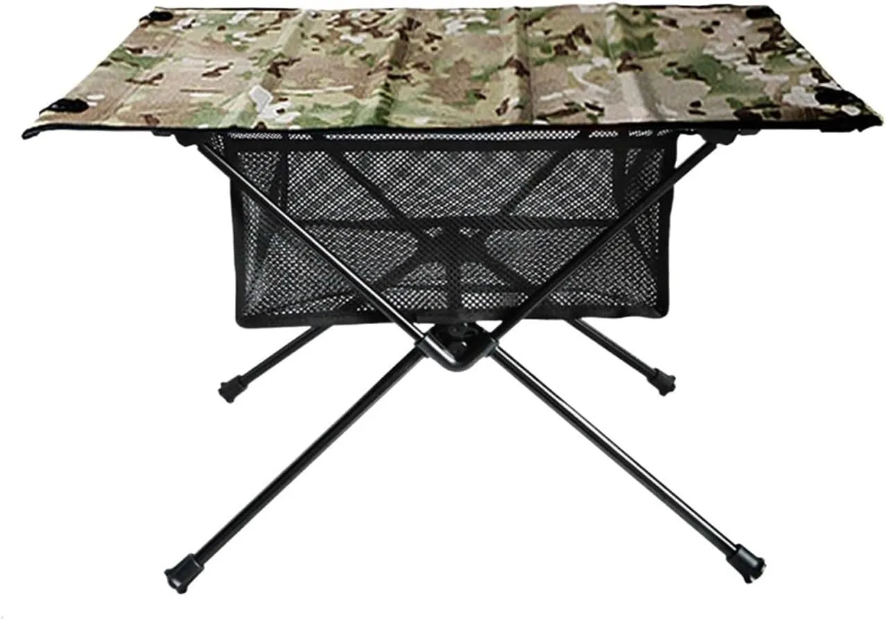 Folding Dining Table Aluminum Alloy Outdoor Furniture Dinner Desk for Family Party BBQ Picnic Portable Foldable Camping Table (Color : A-01)