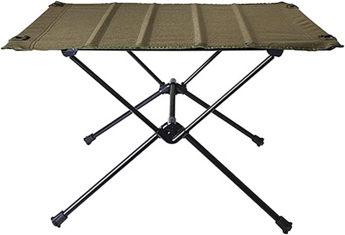 Folding Dining Table Aluminum Alloy Outdoor Furniture Dinner Desk for Family Party BBQ Picnic Portable Foldable Camping Table (Color : A-01)