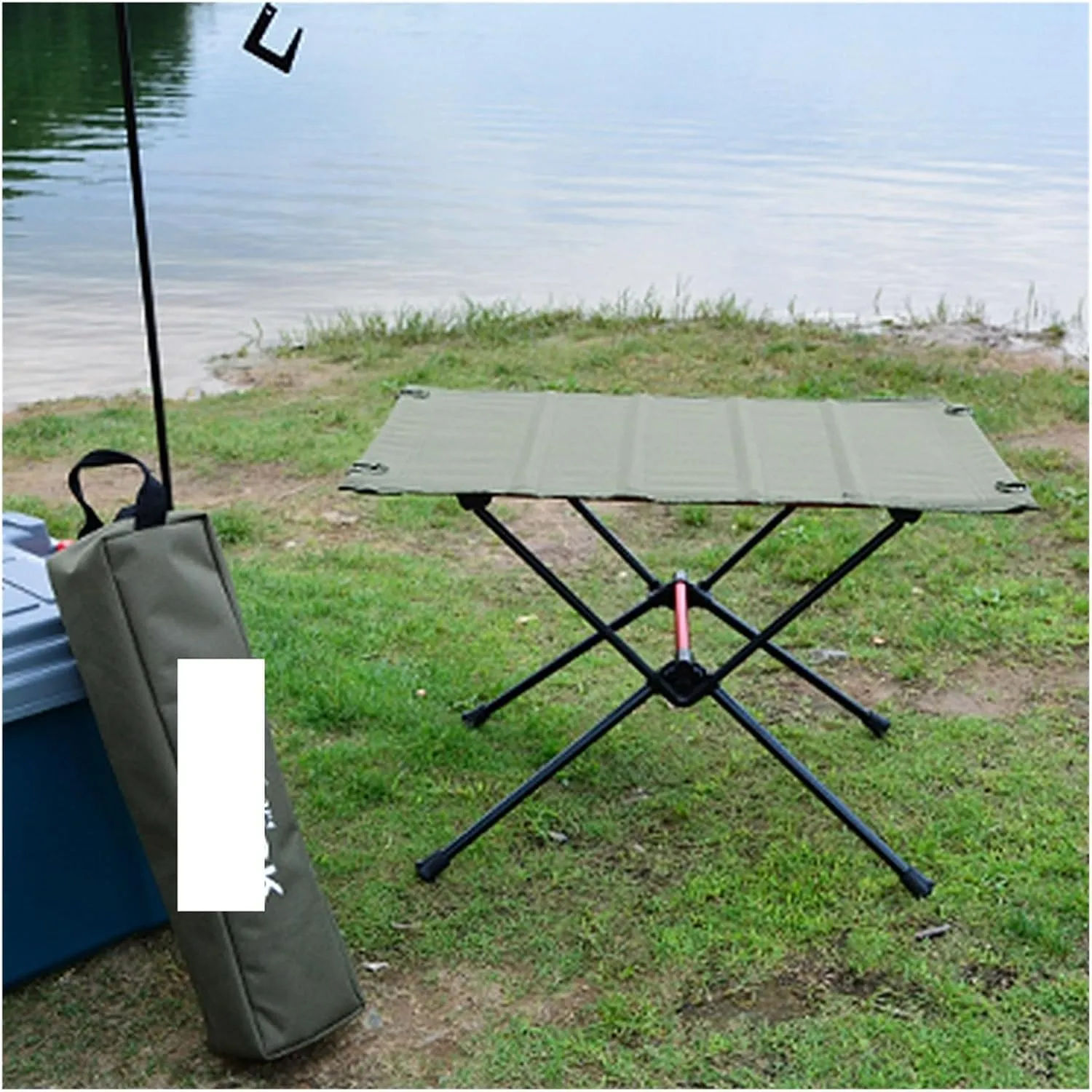 Folding Dining Table Aluminum Alloy Outdoor Furniture Dinner Desk for Family Party BBQ Picnic Portable Foldable Camping Table (Color : A-01)