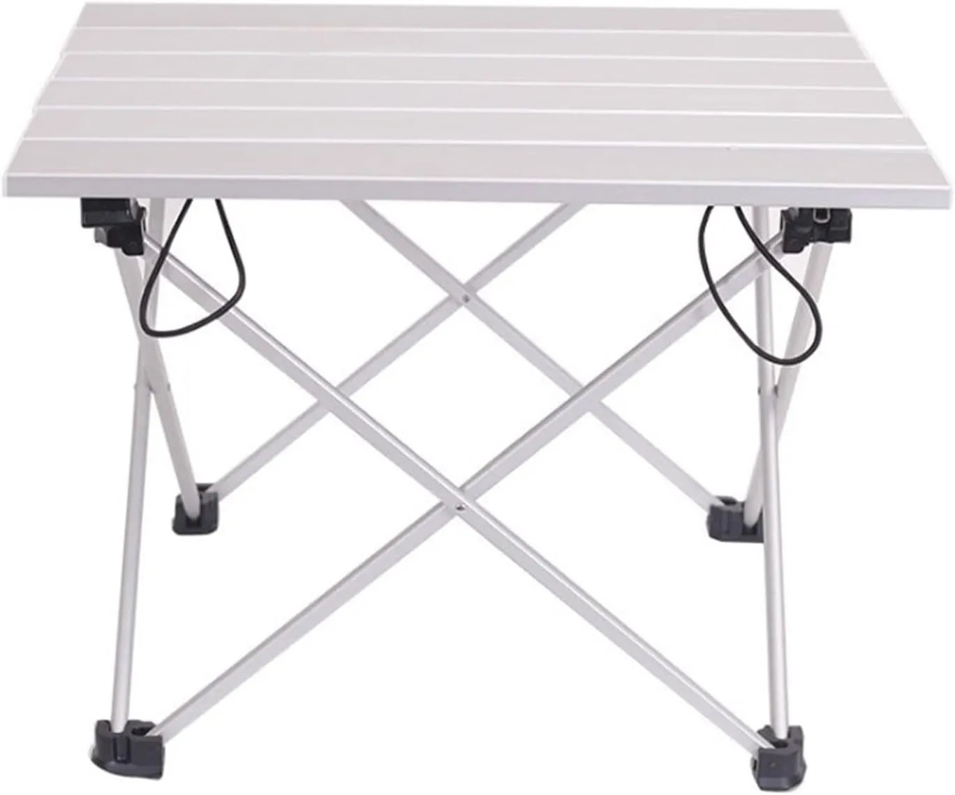 Folding Dining Table Ultra-Light Table Blue Pink Gray Small Portable Aluminum Folding Table Outdoor Dinner Hiking Camping BBQ Traveling Desk Alloy (Color : Blue)