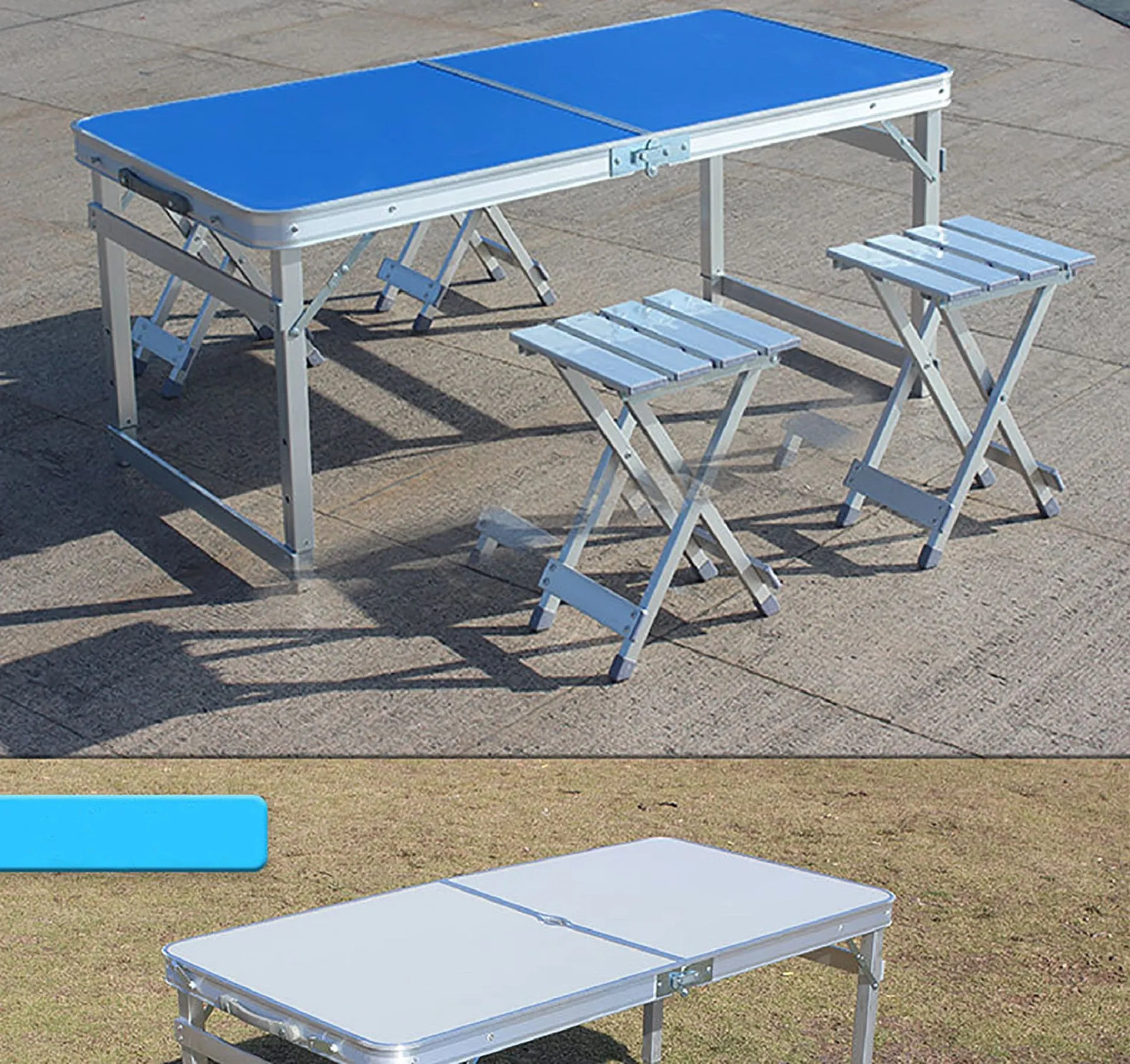 Folding table 4 Aluminum chairs