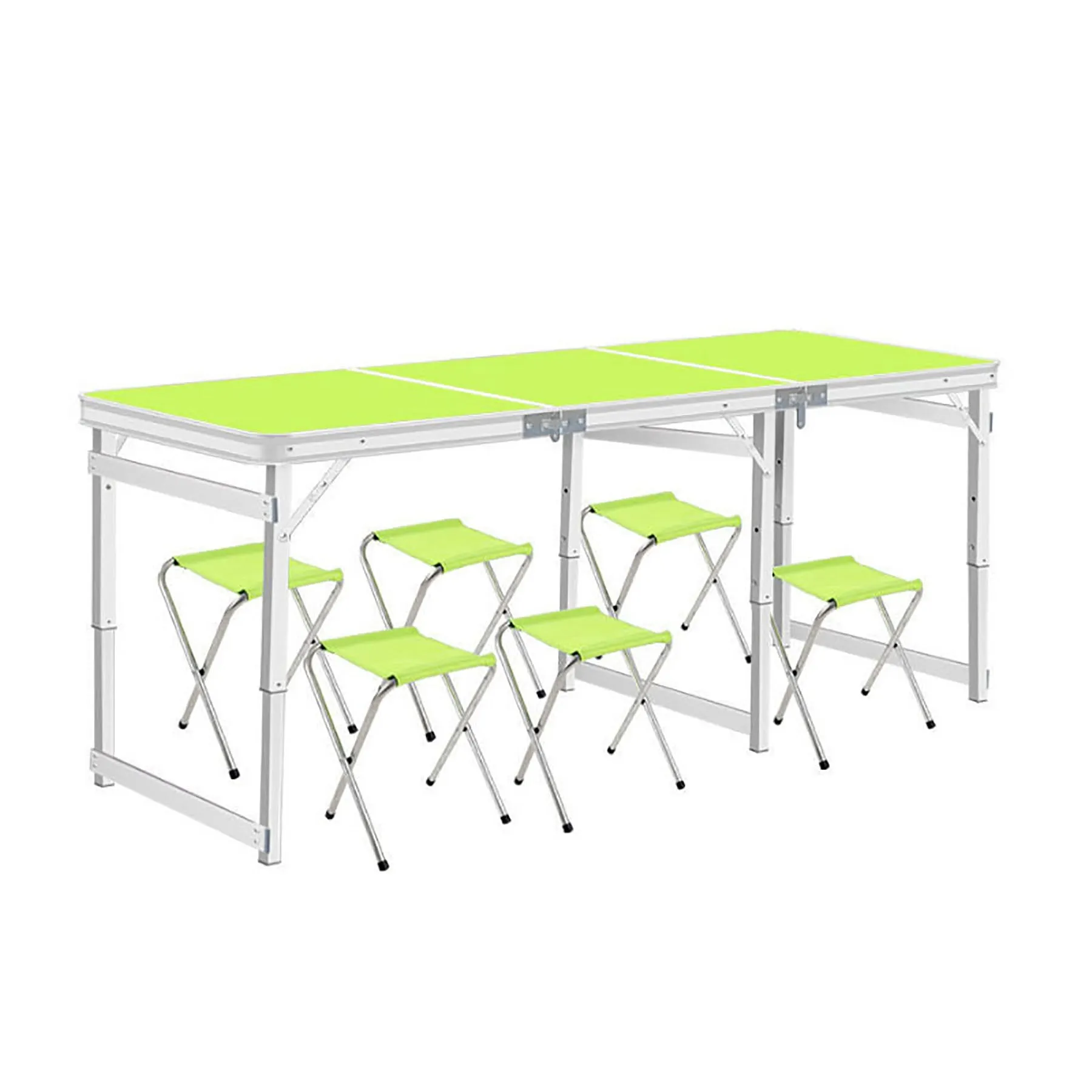 Folding table 6 Aluminum chairs