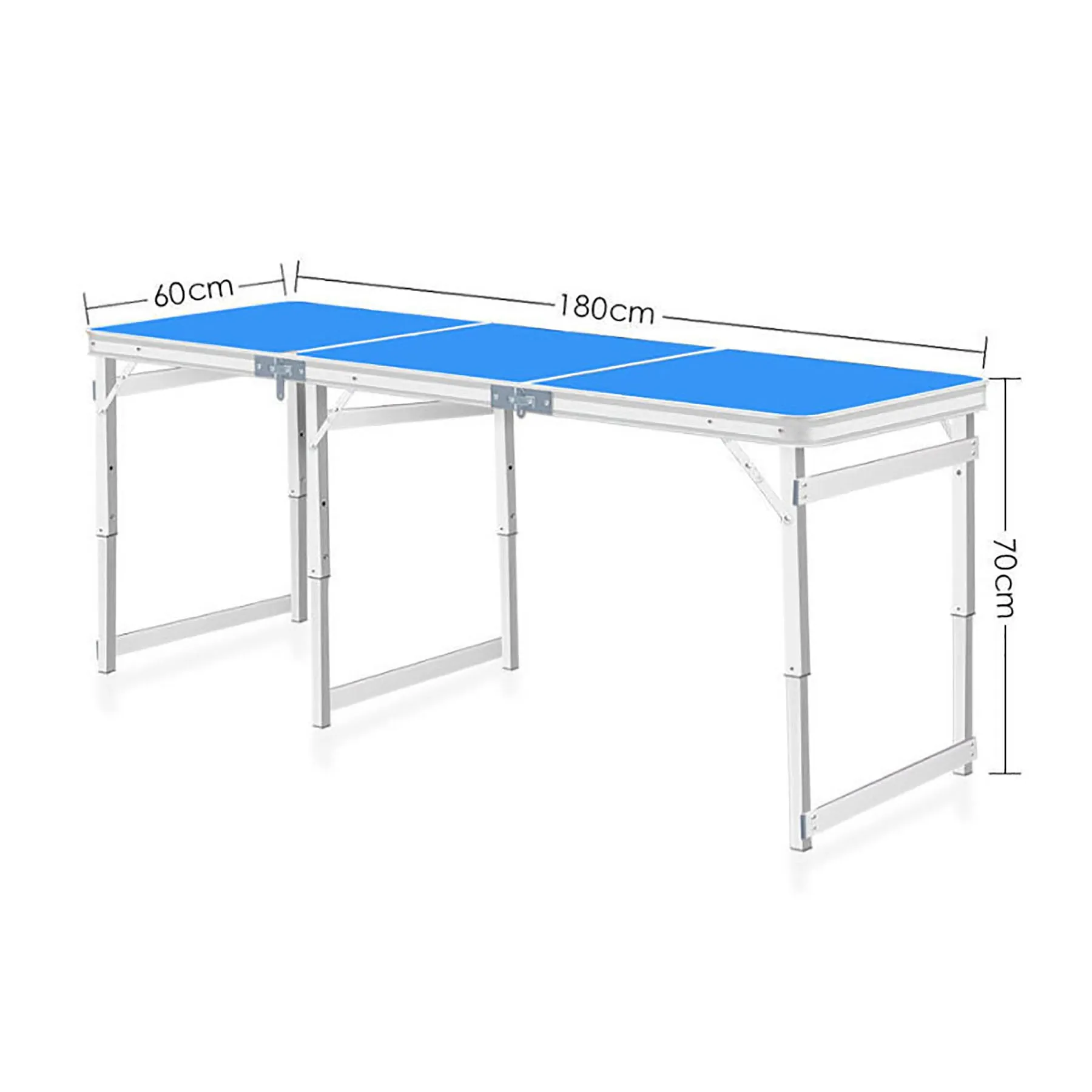 Folding table 6 Aluminum chairs