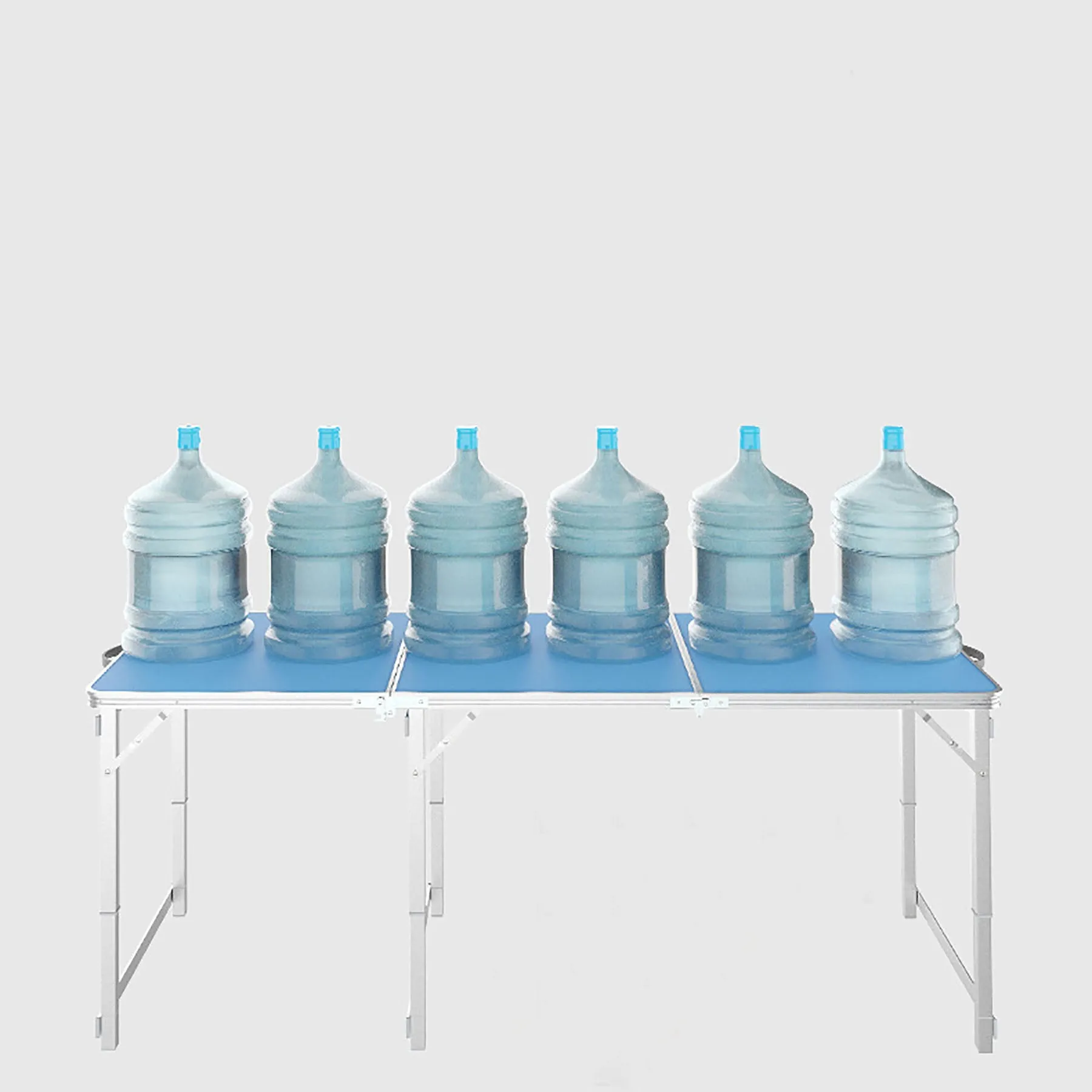 Folding table 6 Aluminum chairs