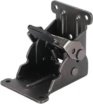 Folding Table Lock 4 PCS 90 Degree Fittings Chair Extension Furniture Brackets Self-Locking Folding Hinge Foldable Support Frame Table Leg for Home Use(Black)