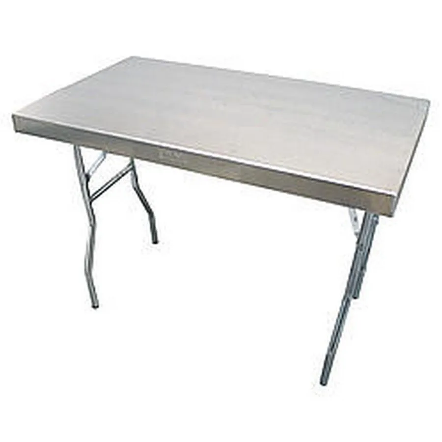 Folding Table - Work Table - 72 x 31 x 31 in - Aluminum - Natural - Each