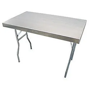 Folding Table - Work Table - 72 x 31 x 31 in - Aluminum - Natural - Each