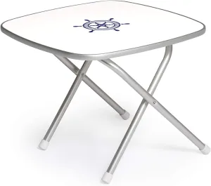 FORMA MARINE Boat Table Folding 24"x24"x19.4" Height Marine Aluminum Yacht Deck Furniture M350