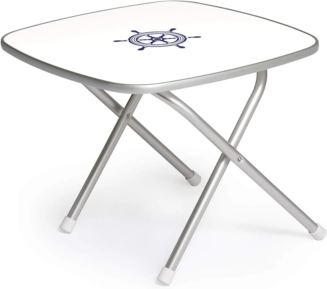 FORMA MARINE Boat Table Folding 24"x24"x19.4" Height Marine Aluminum Yacht Deck Furniture M350