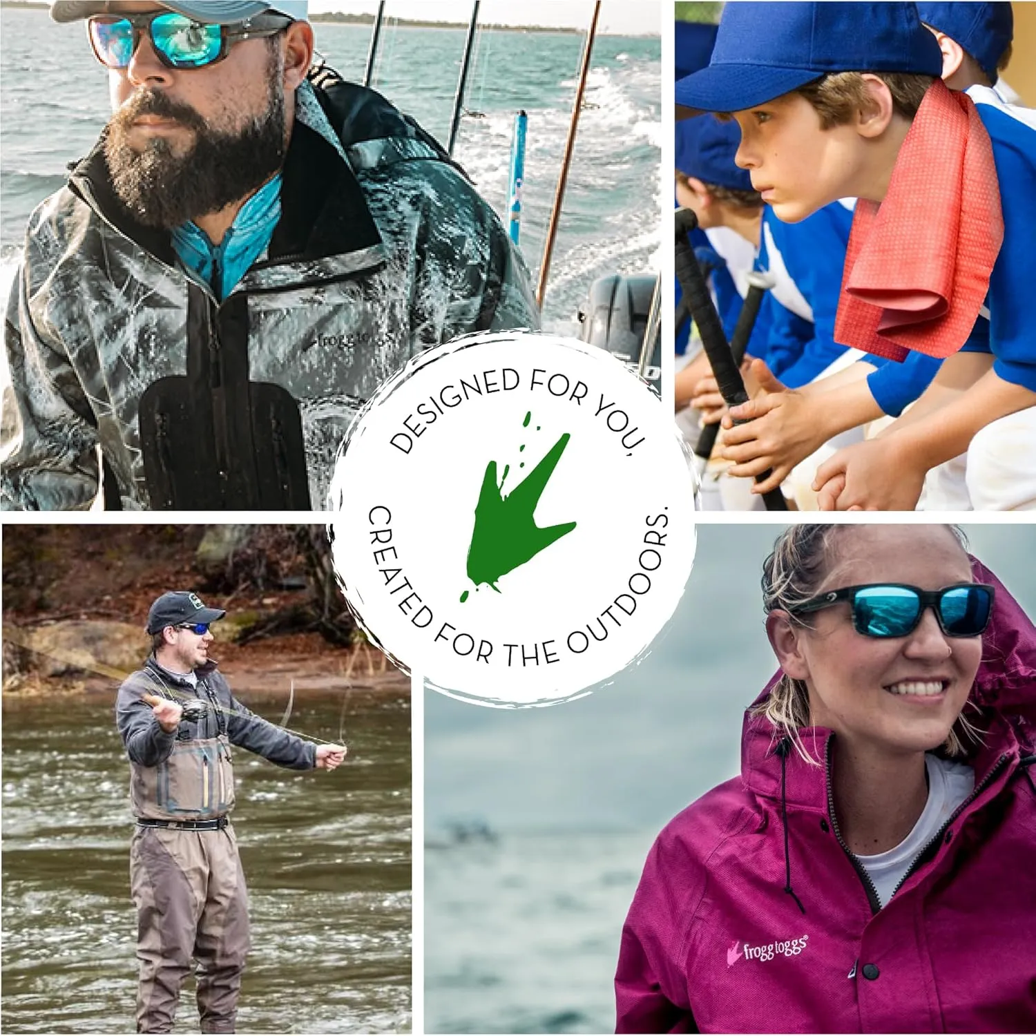 FROGG TOGGS Men's WayPoint Angler Waterproof, Durable Bibs with 4-Way Stretch
