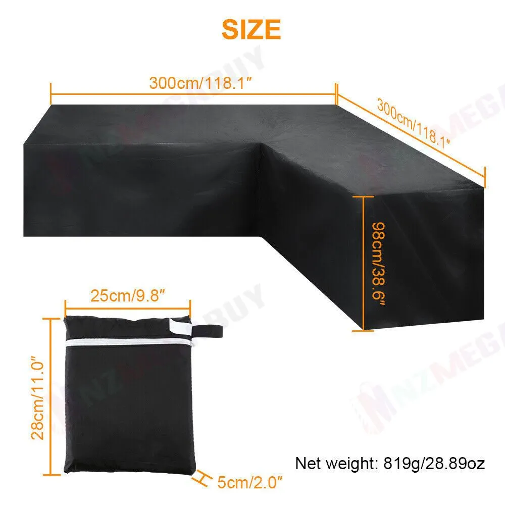 Furniture cover L Shaper 300cm