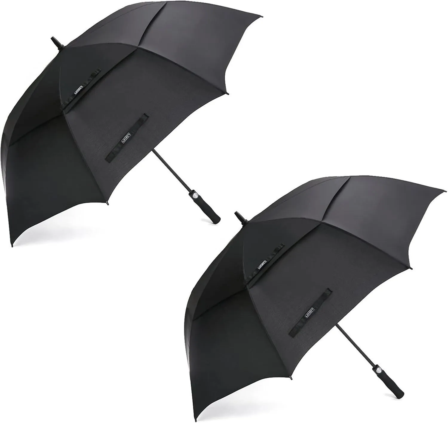 G4Free 2 Pack Golf Umbrella 54/62/68 Inch Extra Large Windproof Double Canopy Vented Automatic Open Oversize Waterproof Stick Umbrellas