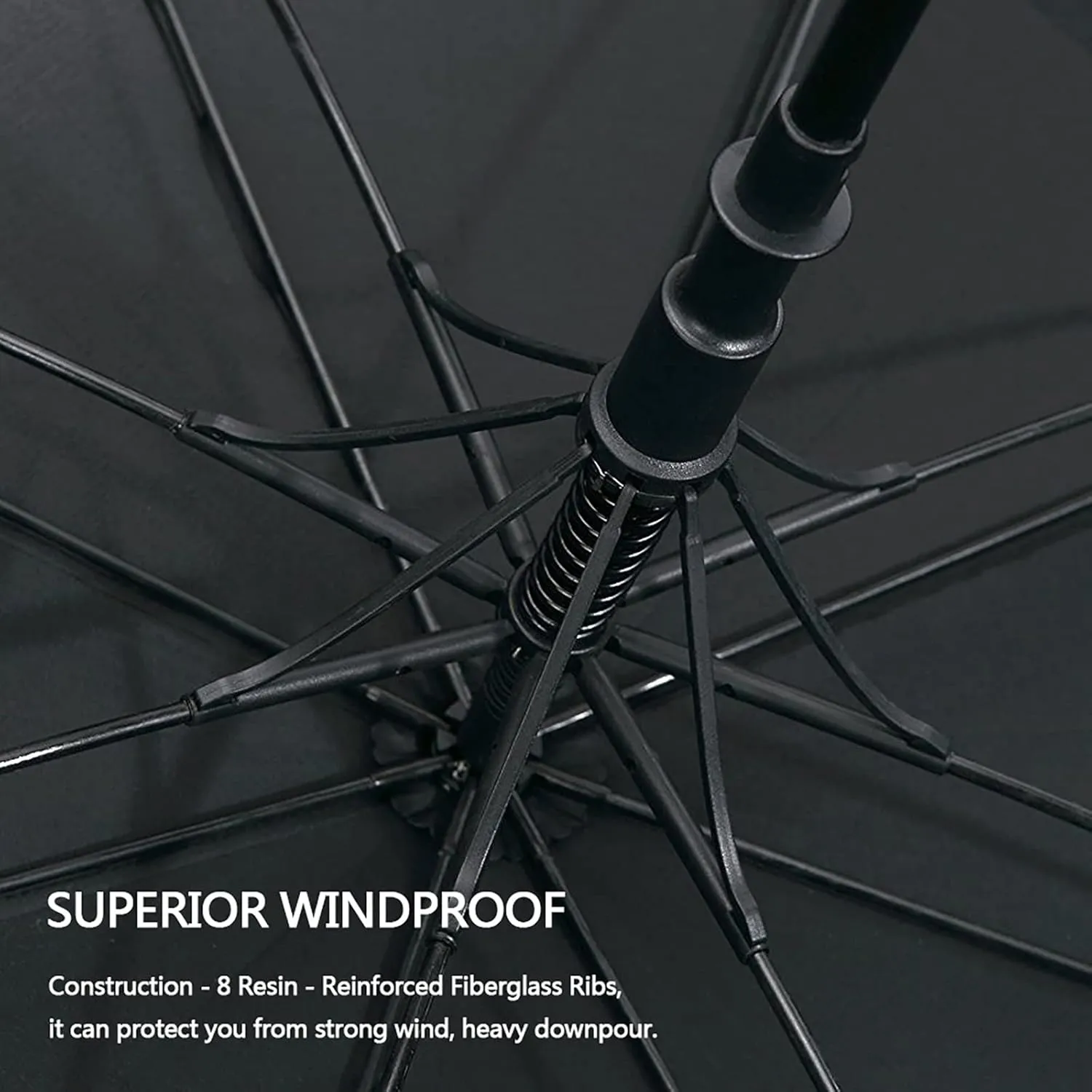 G4Free 47/54/62/68 Inch Automatic Open Golf Umbrella Oversize Extra Large Double Canopy Vented Windproof Waterproof Stick Umbrellas