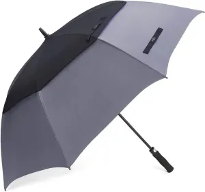 G4Free 47/54/62/68 Inch Automatic Open Golf Umbrella Oversize Extra Large Double Canopy Vented Windproof Waterproof Stick Umbrellas