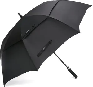 G4Free 47/54/62/68 Inch Automatic Open Golf Umbrella Oversize Extra Large Double Canopy Vented Windproof Waterproof Stick Umbrellas