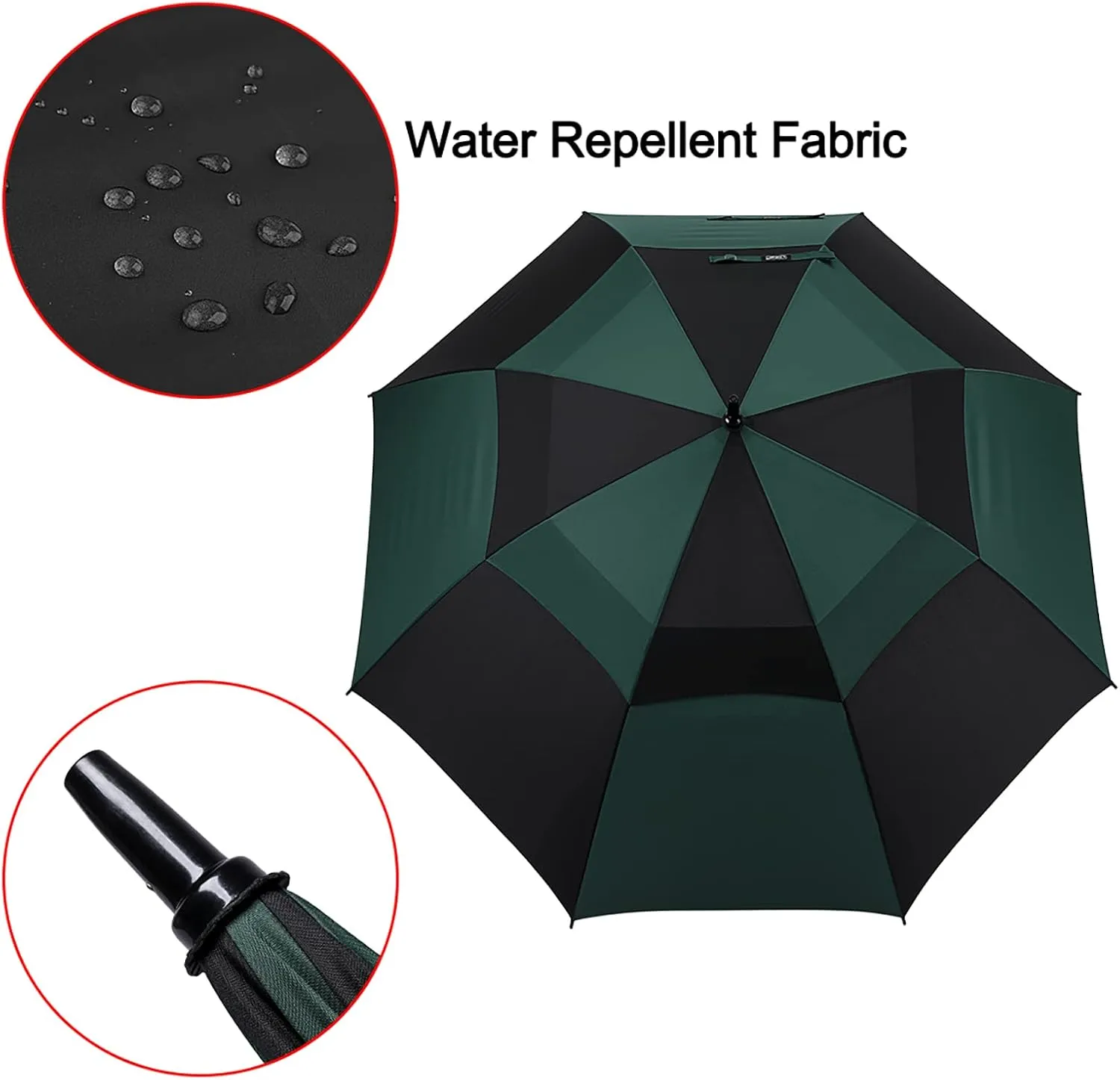 G4Free 47/54/62/68 Inch Automatic Open Golf Umbrella Oversize Extra Large Double Canopy Vented Windproof Waterproof Stick Umbrellas