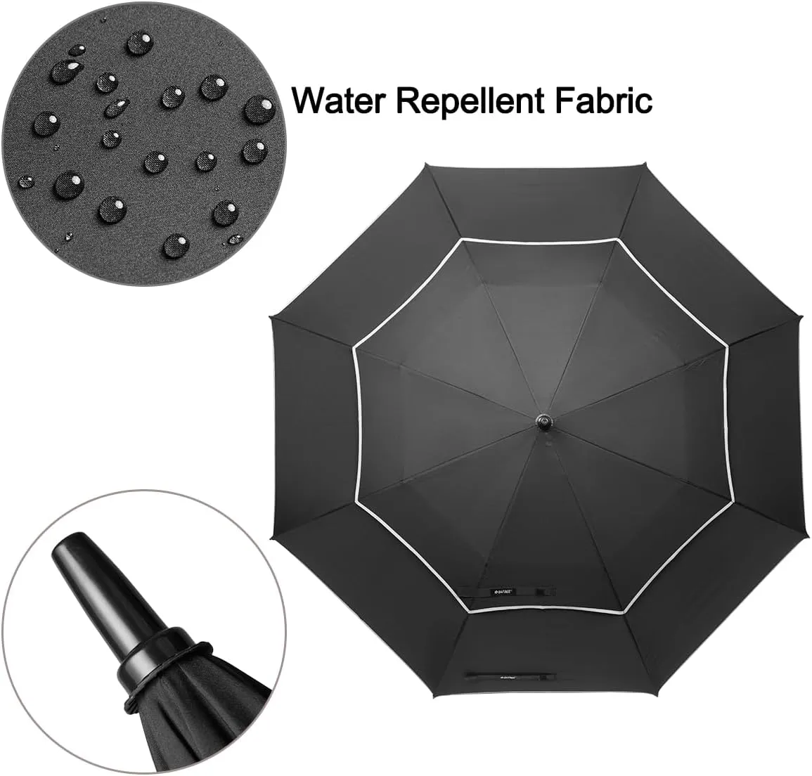 G4Free 47/54/62/68 Inch Automatic Open Golf Umbrella Oversize Extra Large Double Canopy Vented Windproof Waterproof Stick Umbrellas