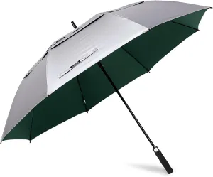 G4Free 47/54/62/68 Inch UV Protection Golf Umbrella Auto Open Vented Double Canopy Oversize Extra Large Windproof Sun Rain Umbrellas