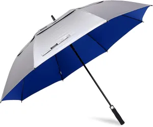 G4Free 47/54/62/68 Inch UV Protection Golf Umbrella Auto Open Vented Double Canopy Oversize Extra Large Windproof Sun Rain Umbrellas