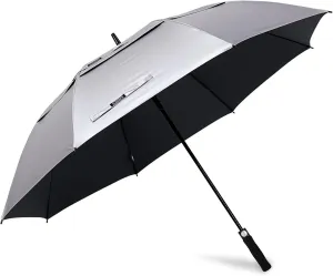 G4Free 47/54/62/68 Inch UV Protection Golf Umbrella Auto Open Vented Double Canopy Oversize Extra Large Windproof Sun Rain Umbrellas