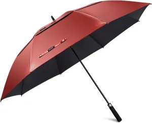 G4Free 47/54/62/68 Inch UV Protection Golf Umbrella Auto Open Vented Double Canopy Oversize Extra Large Windproof Sun Rain Umbrellas