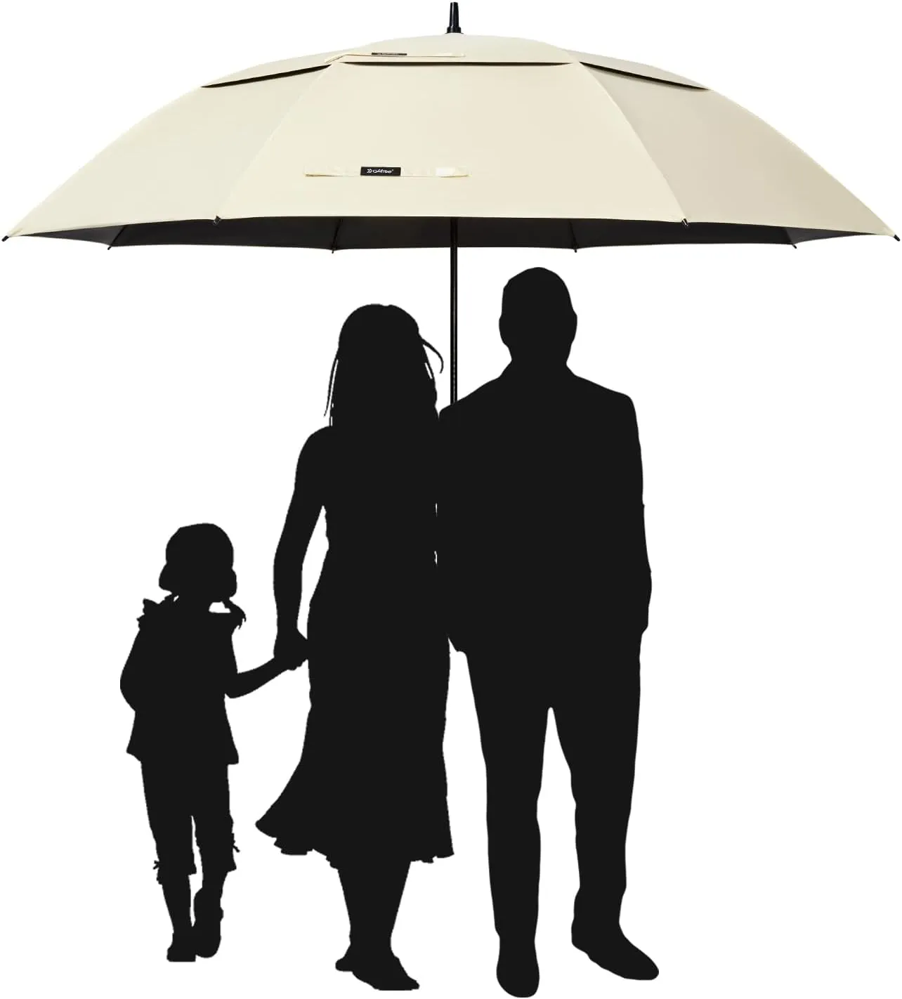G4Free 47/54/62/68 Inch UV Protection Golf Umbrella Auto Open Vented Double Canopy Oversize Extra Large Windproof Sun Rain Umbrellas