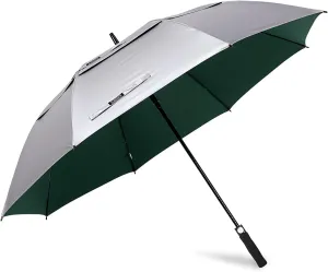 G4Free 47/54/62/68 Inch UV Protection Golf Umbrella Auto Open Vented Double Canopy Oversize Extra Large Windproof Sun Rain Umbrellas