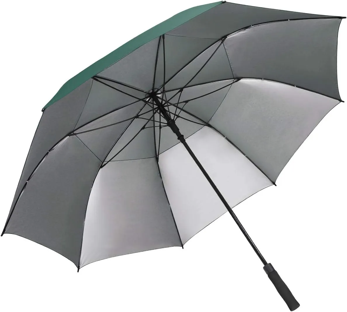 G4Free 54/62/68 Inch Extra Large Windproof Golf Umbrella UV Protection Automatic Open Double Canopy Vented Sun Rain Stick Umbrella