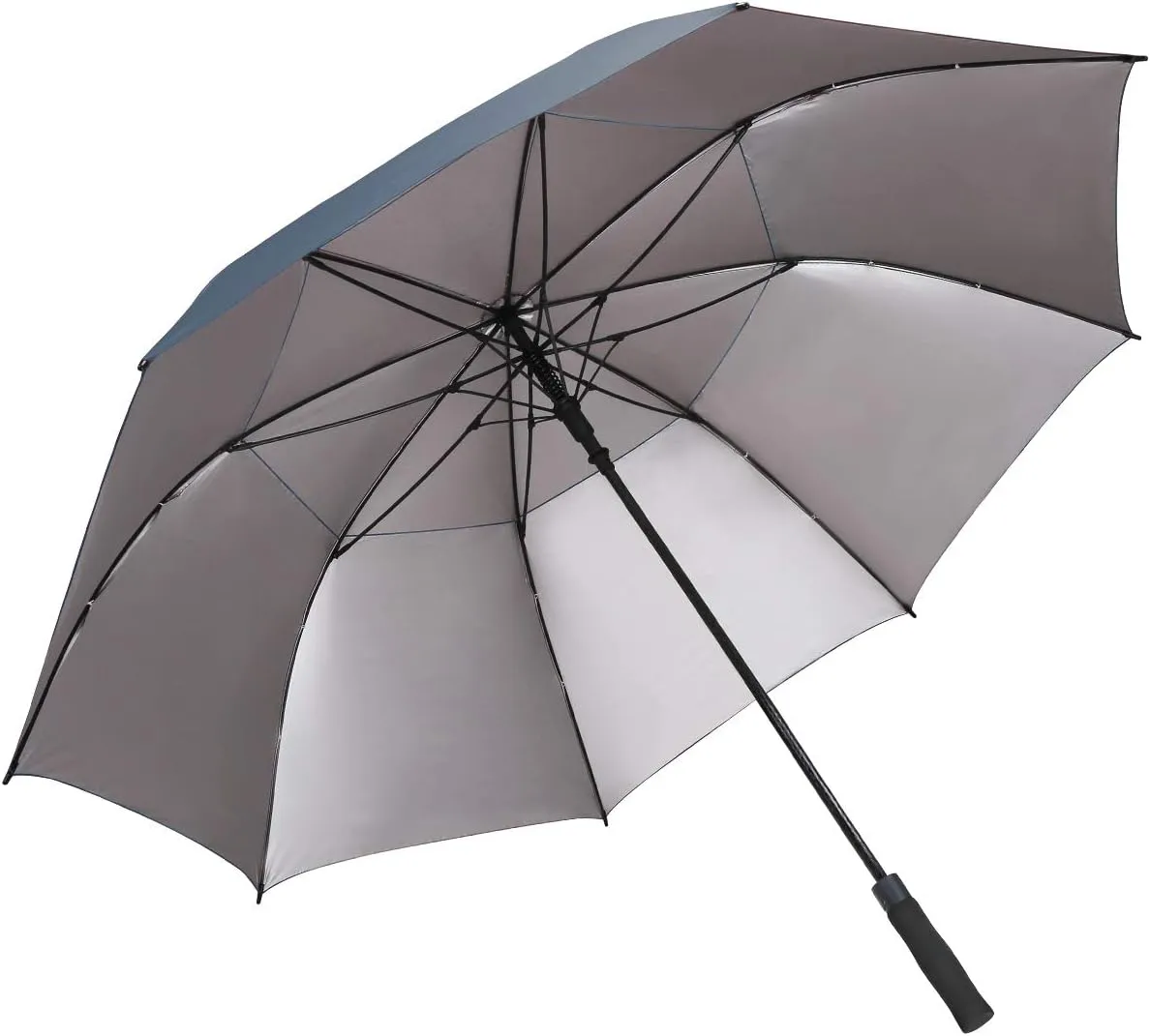 G4Free 54/62/68 Inch Extra Large Windproof Golf Umbrella UV Protection Automatic Open Double Canopy Vented Sun Rain Stick Umbrella