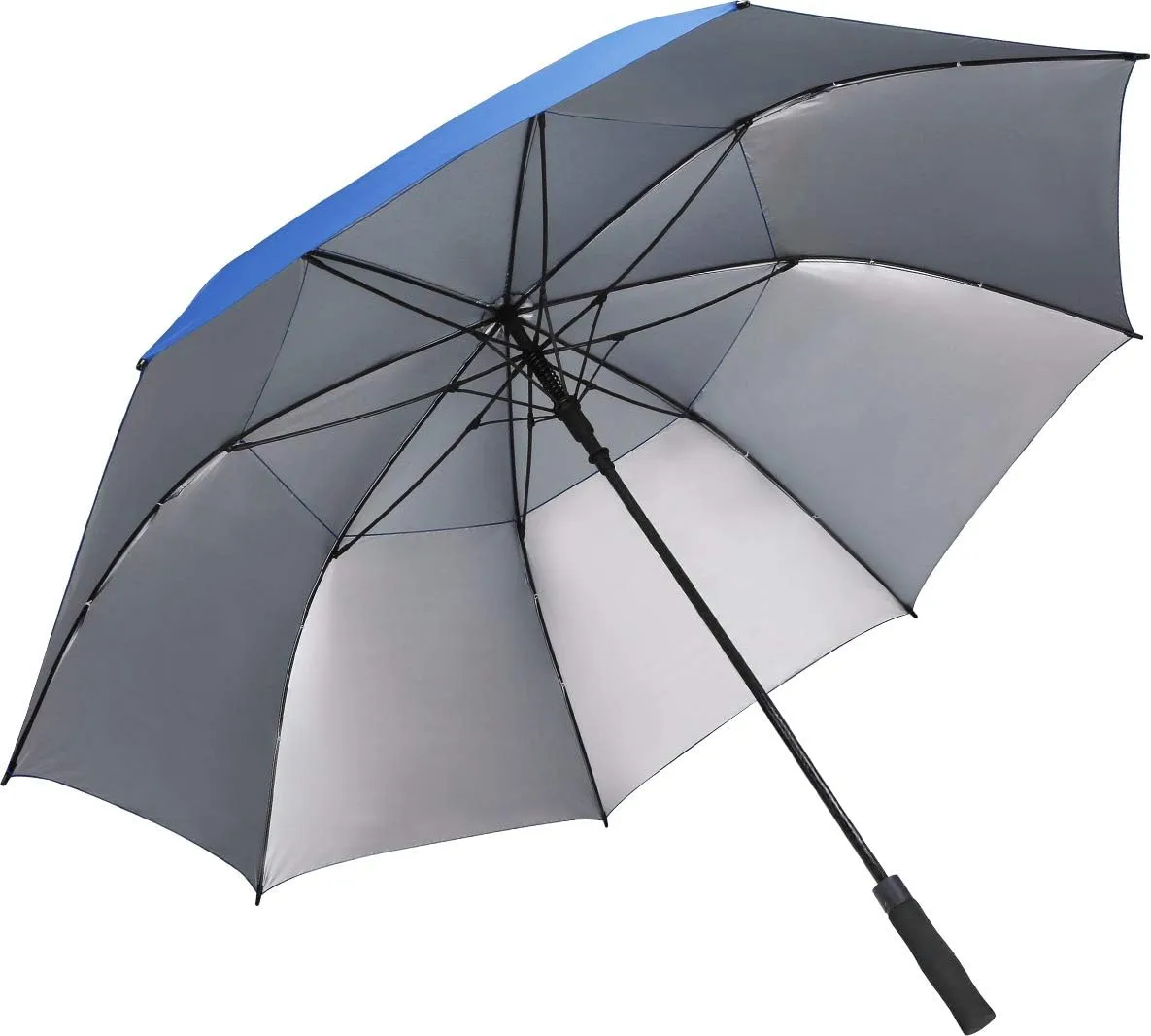 G4Free 54/62/68 Inch Extra Large Windproof Golf Umbrella UV Protection Automatic Open Double Canopy Vented Sun Rain Stick Umbrella