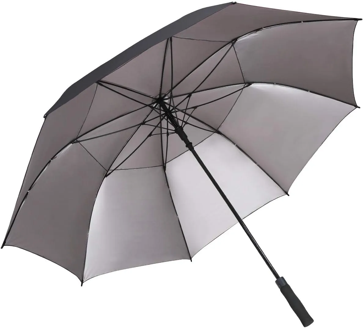 G4Free 54/62/68 Inch Extra Large Windproof Golf Umbrella UV Protection Automatic Open Double Canopy Vented Sun Rain Stick Umbrella