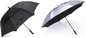 G4Free 62 inch Golf Umbrella and 72 Inch UV Golf Umbrella Double Canopy
