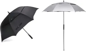 G4Free 68 Inch Golf Umbrella and 68 Inch UV Golf/Beach Umbrella Double Canopy