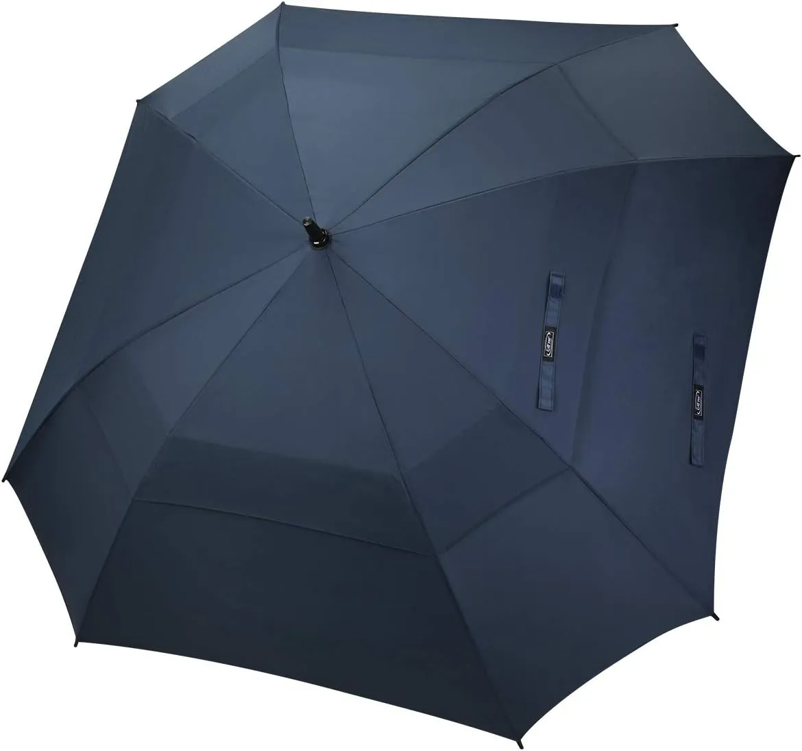 G4Free Extra Large Golf Umbrella 62/68 inch Square Vented Windproof Auto Open Double Canopy Oversized Stick Umbrella