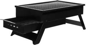 GALPADA Travel Grill Folding Portable Bbq Small Outdoor Cooking Grill for Camping and Picnics Stainless Steel