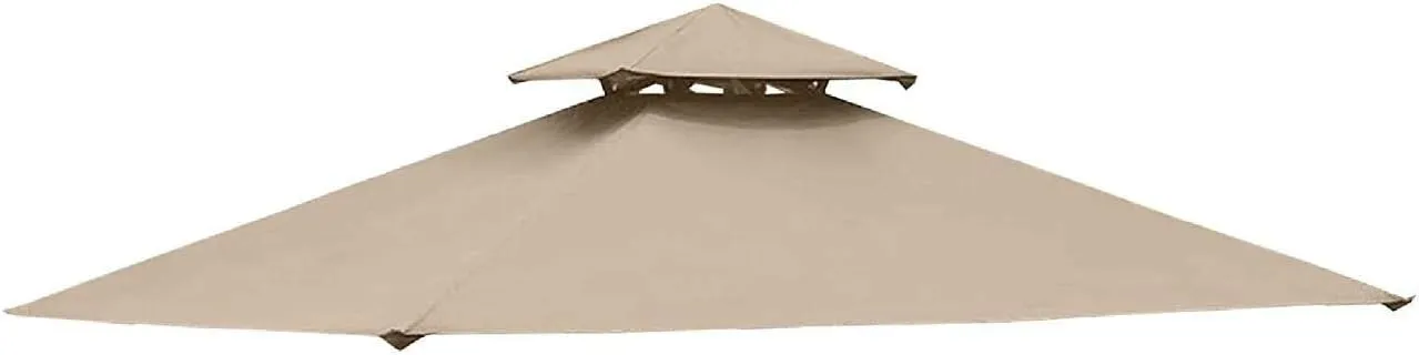 Garden Winds Replacement Canopy for Mainstays Grill Shelter Gazebo - Standard 350 - Beige