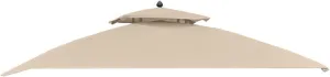 Garden Winds Replacement Canopy for Sheridan Grill Gazebo - Riplock 350 - Beige