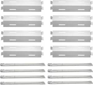 Gas Grill Replacement Parts for Bakers and Chefs 17 1/8" Heat Plates and 17" Burners GR2039201-BC-00, GD430, ST1017-012939 Grill, Members Mark M3206ALP, GR2039201-MM-00 Chef BIG-8116