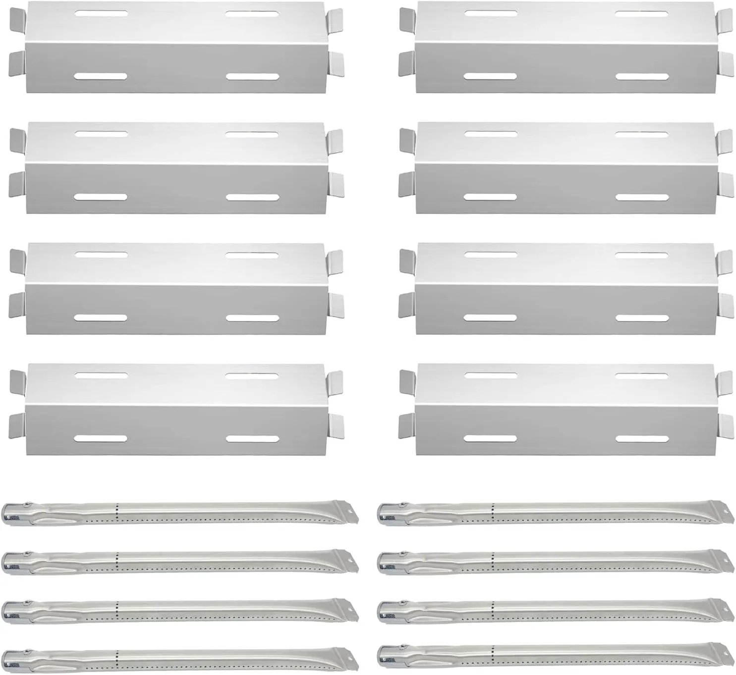 Gas Grill Replacement Parts for Bakers and Chefs 17 1/8" Heat Plates and 17" Burners GR2039201-BC-00, GD430, ST1017-012939 Grill, Members Mark M3206ALP, GR2039201-MM-00 Chef BIG-8116