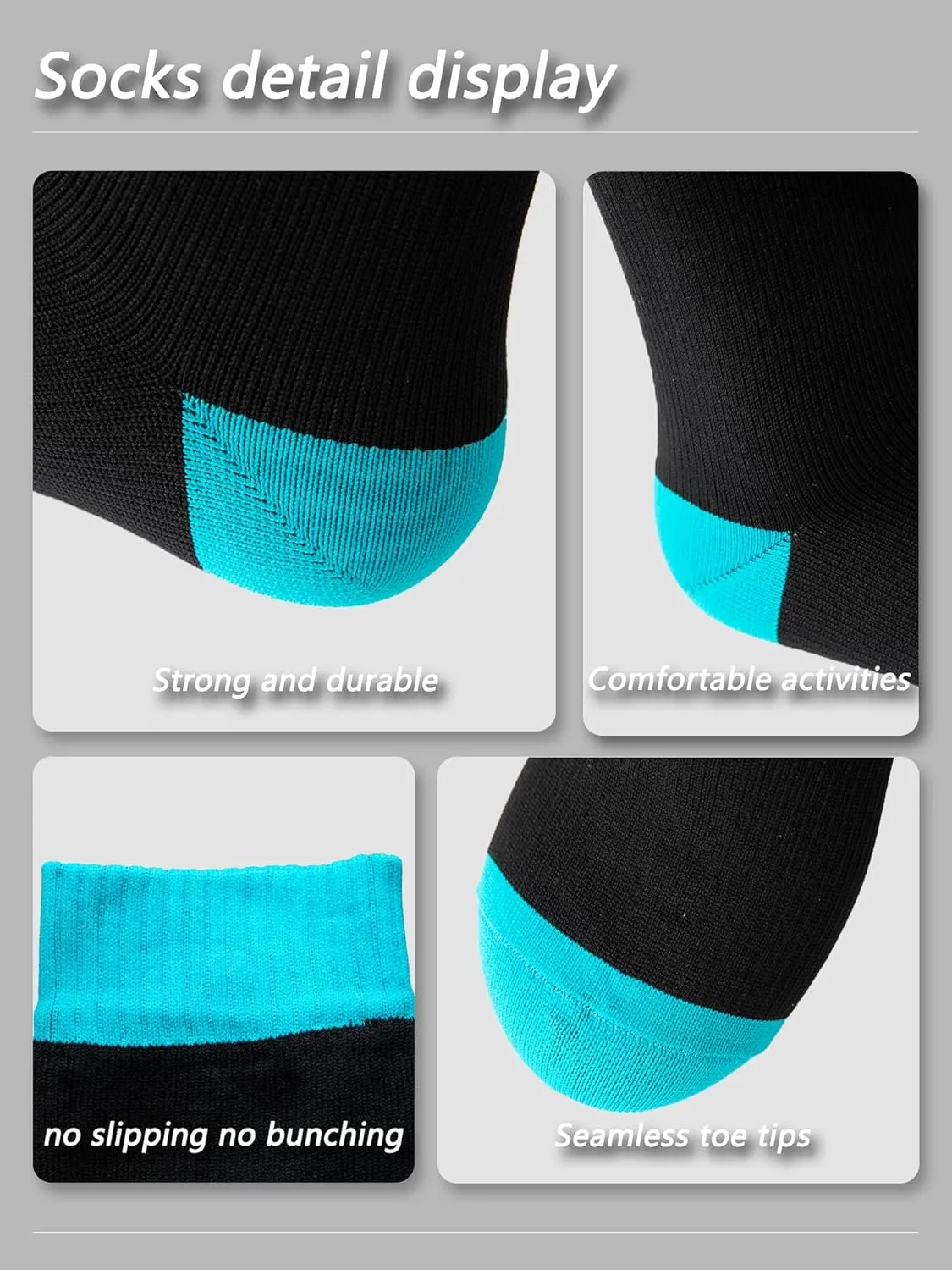 Gash Hao Waterproof Socks Men Women Hiking Crew Socks Suitable For Fishing Wading Outdoor Rainy Sports Wet And Cold Weather